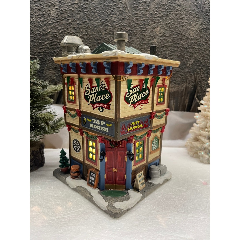 Lemax Coventry Cove SAM'S PLACE SPORTS BAR Sears/Kmart Exclusive Retired HTF
